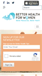 Mobile Screenshot of betterhealthforwomen.com